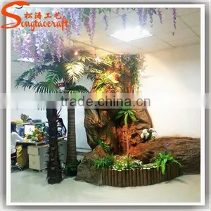 Made in Wooden Fountains Wholesale Fiberglass Glass Waterfall and Fountains Stone Japanese Garden Fountains thumbnail-5