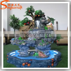 Good Product Artificial Fountain Wholesale Indoor Artificial Waterfall Fountain Fake Water Fountain Price thumbnail-6