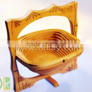 Animal Shape Bamboo Folding Fruit Basket thumbnail-1