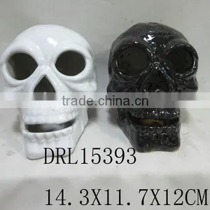 Holloween Decorations Witch Ghost Ceramic LED Lantern thumbnail-5
