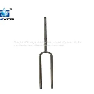 Stainless Steel Pig Water Pipe With Two Drinkers thumbnail-1