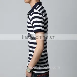 2015 High Quality Polo Shirt Newest Design Polot-shirt for Men,stripe Design Casual or Classical Couple Polo Golf T-shirt thumbnail-2