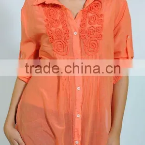 Fashion Ladies Long Shirts thumbnail-1