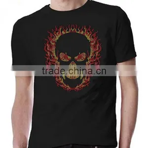 Wholesale Cheaper Custom Skulll Rhinestone Heat Transfer for Clothes thumbnail-3