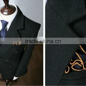 2014 Double-Breasted New Season Lastest Design Slim Fit Mens Cashmere Men Coat thumbnail-2