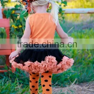 Halloween Costumes China Wholesale Baby Tutu Super Fluffy Soft Pettiskirt in Set Baby Boutique Clothing thumbnail-2