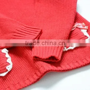 New Design Girl Fashion Pullover Kids Crochet Candy Color Sweater thumbnail-4
