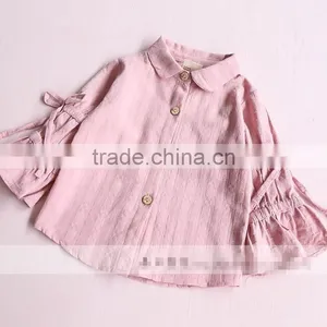 1-5 Years Wholesale 2017 New Autumn Cotton Full Sleeves Kids Girls Blouse thumbnail-6
