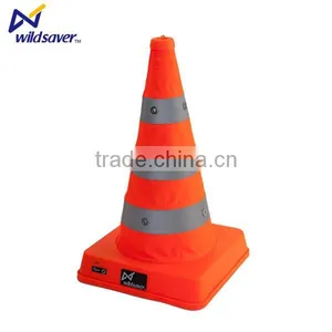 Led USB Rechargeable Waterproof Collapsible Traffic Cone thumbnail-4