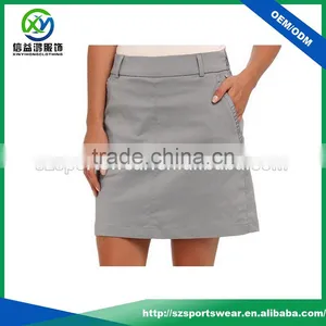 Hot Selling Customizable Dry Fit Top Quality Ladies Golf Skirts Custom thumbnail-1