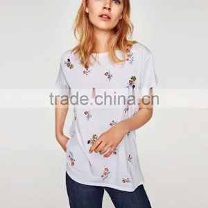 China OEM Service Design Fashionable Style Best-Selling 160g 100% Cotton Short Sleeve O-Neck T Shirt thumbnail-2
