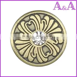 Custom Stone Jeans Buttons With Rhinestone for Apparel Various Designs Customized thumbnail-1