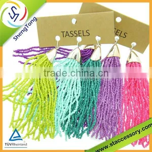 High Quality Wholesale Beaded Tassel/colorful Beaded Tassel thumbnail-1