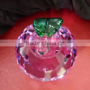 Beauty Crystal Apple ,crystal Gift ,crystal Christmas Gift thumbnail-4
