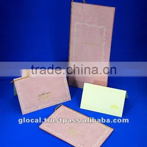 Japan Wedding Invitation Card 'REGEND PINK' STOCKLOT thumbnail-1
