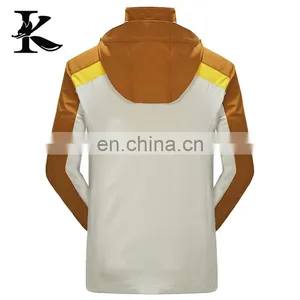 High Quality OEM Men Yellow Waterproof Jacket thumbnail-2