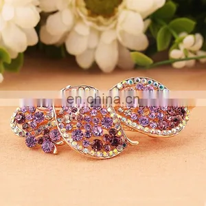 Wig Shape Latest Fashion Rhinestone Barrette Hair Clip thumbnail-1