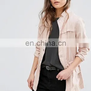 Wholesale Lady Overcoat Dust Jacket Women Long Duster Coat thumbnail-2