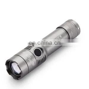 Wholesale Price Build in Lithium-ion Battery Rechargeable Led Flash Torch Night Light With Socket thumbnail-1