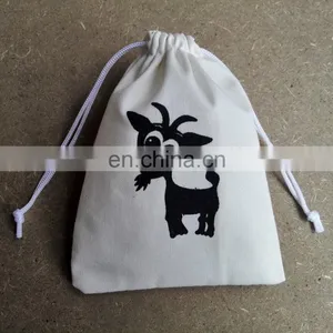 Customized Calico Bags Drawstring Calico Pouch Bag Wholesale Promotional Muslin Calico Bag Free Sample thumbnail-4