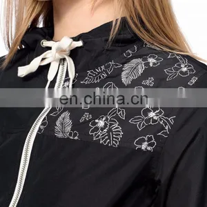 Custom Men Flower Printed Windbreaker/Fashion Sublimation Printed Jacket thumbnail-6