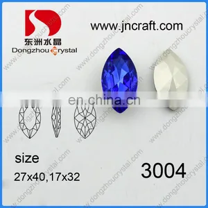 Pujiang Dongzhou Crystal 112# Color Navette Crystal Stone for Garment thumbnail-5