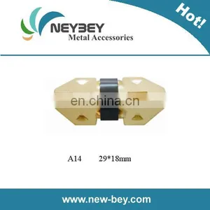 Color Zinc Plated Concealed Metal Hinges for Jewellery Box A14 in 29*18mm thumbnail-1