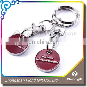 Hot Sale Shopping Cart Trolley Token Coin Holder Keychain thumbnail-1