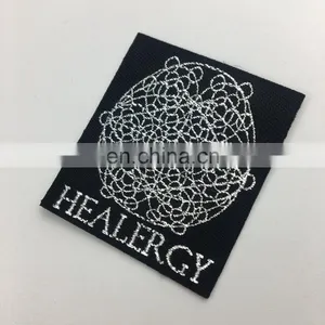 Garment Labels Clothing Label Silver Metallic Woven Label thumbnail-3