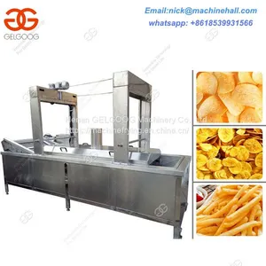 Factory Continuous Deep Frying Machine/Industrial Continuous Deep Frying Machine/High Efficiency Continuous Deep Frying thumbnail-4