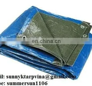 KTARP VINA 3X4M OLIVE GREEN ROYAL BLUE Tarp 80GSM thumbnail-1
