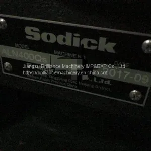Japan SODICK ALN400Qs Slow Wire Cutting Machine thumbnail-2