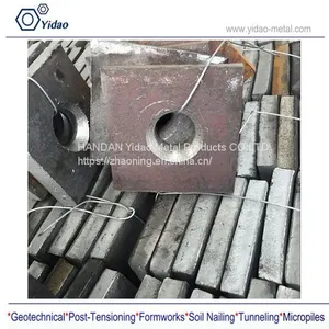 Domed Washer/Anchor Plate / Flat and Domed Plate/ Bearing Plate Square Used for Thread Bar thumbnail-3