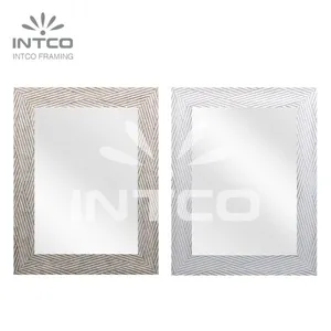 INTCO Custom Mirror Frames, Mordern Wall Mounted Mirror With PS Frame thumbnail-2