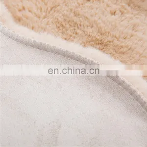 Big Large Customized Living Room Standard Mats Carpets White Faux Fur Sheepskin Area Rug thumbnail-5