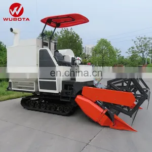 Most Popular Mini Wheat Rice Reaper Combined Harvester Small Wheat Harvester thumbnail-6