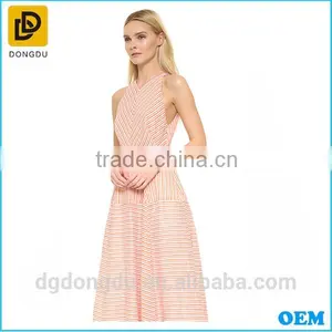 2016 Summer Style Women Sexy Ladies Dress Elegant Casual Slim Sleeveless Dress thumbnail-2