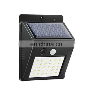 Wholesale 30led IP67 Waterproof Outdoor Motion Sensor Solar Wall Light Solar Garden Lamp thumbnail-3