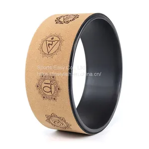 Low MOQ Customized Cork Yoga Wheel With CE Certification thumbnail-3