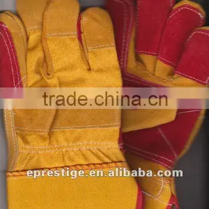 CE Certified 10.5" Leather Work Gloves thumbnail-1