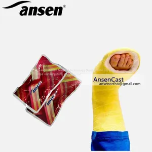 Waterproof Orthopedic Plaster of Paris Cast Bandage Fiberglass Cast Bandage thumbnail-1