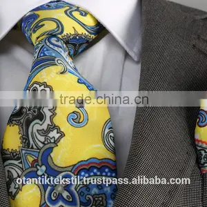Paisley, Necktie Set, Pocket Square and Cufflink Set Neck Tie, Corbata, Gravate, Krawatte, Cravatta, Fashion Tie thumbnail-1