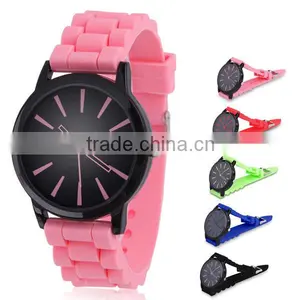 Fashion Silicone Jelly Candy Wrist Watch 2014 thumbnail-1