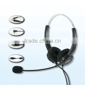 Rj9 Plug Call Center and Noise Cancelling Service Center Headset thumbnail-1