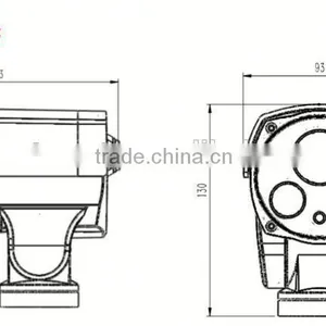 IP66 Waterproof Bullet Ptz ip Camera Camera, Adjust for Pan/Tilt/Zoom,ip Camera thumbnail-4