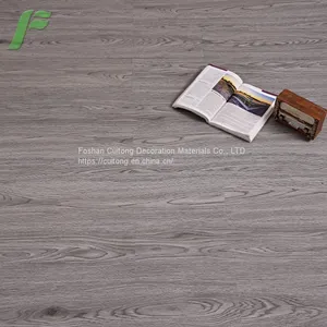 Guangdong Wholesale Sheet Stone Plastic Floor Tile Waterproof Flame Retardant Plastic Floor Wood I-spelling Installation SPC Floor thumbnail-5