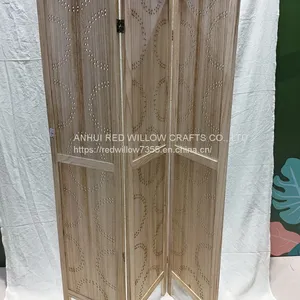 Hot Sale Decorative Living Room 3 Panel Wood Room Divider thumbnail-1