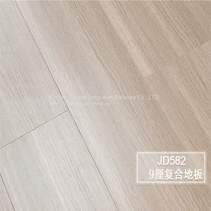 9mm Laminate Floor MDF Floor Engineering Floor Wooden Floor Brick Wood Floor Foshan Wholesale thumbnail-1