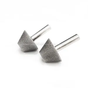 Customized Trapezoidal 52 Degree Grinding Head for Ceramic Processing With Diamond Grinding Rod and Diamond Sand Chamfering Grinding Head thumbnail-4