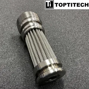 Customized Connector Pleated Sintered Filter Cartridges thumbnail-1